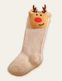 Christmas Tree Elk Funny Socks