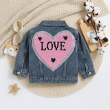 Lucky Sale-Multicolor Love Graphic Unisex Overalls