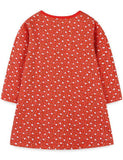Deer Appliqu¨¦ Long-Sleeved Dress - CCMOM