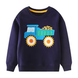 Excavator Embroidered Sweater