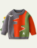 Dinosaur Brocade Sweater