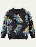 Dinosaur Brocade Sweater - CCMOM