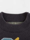 Dinosaur Brocade Sweater - CCMOM