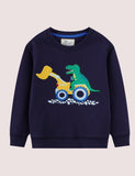 Dinosaur Bulldozer Fun Sweatshirt