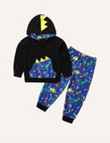 Dinosaur Hooded Sweatshirt Suit - CCMOM