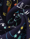 Dinosaur Line Printing Crew Neck Pullover Sweatshirt - CCMOM
