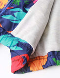 Dinosaur Printed Long Sleeve Coat - CCMOM