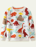 Dinosaur Printed Sweater - CCMOM
