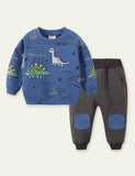 Dinosaur Printed Sweater Suit - CCMOM