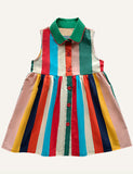 MOM &  Me -Sleeveless Colorful Striped Vest Dress