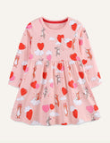 Heart Long Sleeve Dress