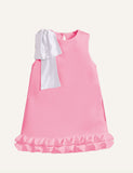 round Neck Bowknot Dress