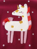 Embroidered Girls' Sweater Long Sleeve Pullover - CCMOM