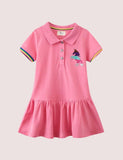 Embroidered Unicorn Dress
