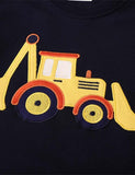 Excavator Appliqu¨¦ Sweatshirt - CCMOM