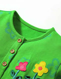 Fairy Flower Appliqu¡§| Dress - CCMOM