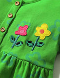 Fairy Flower Appliqu¡§| Dress - CCMOM
