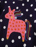 Children's Cute Animal Embroidered Patch Sweatshirt