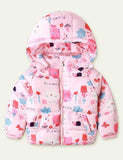 Flamingo Printed down Jacket - CCMOM