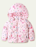 Flamingo Printed down Jacket - CCMOM