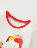 Flamingo Printed Long-Sleeved T-shirt - CCMOM