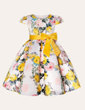 Floral Bow Party Dress - CCMOM
