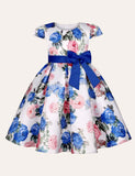 Floral Bow Party Dress - CCMOM