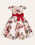 Floral Bow Party Dress - CCMOM