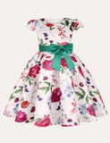 Floral Bow Party Dress - CCMOM