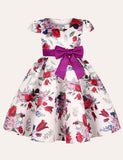 Floral Bow Party Dress - CCMOM