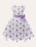 Floral Embroidered Mesh Dress - CCMOM