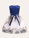 Floral Embroidered Party Dress - CCMOM