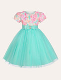 Flower Bow Party Dress - CCMOM