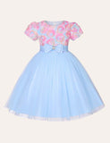 Flower Bow Party Dress - CCMOM