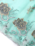Flower Embroidered Mesh Party Dress - CCMOM