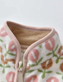 Flower Polar Fleece Jacket - CCMOM