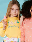 Flower Print Sweatshirt