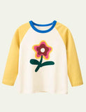 Flower Printed Bottoming Shirt