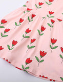 Full Printed Rose Printed Dress - CCMOM
