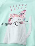 Happy Kitten Appliqu¨¦ Sweater - CCMOM