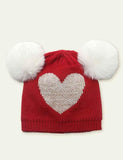 Heart Knitted Woolen Hat - CCMOM