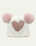 Heart Knitted Woolen Hat - CCMOM