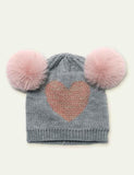 Heart Knitted Woolen Hat - CCMOM