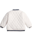 Letter Appliqu¨¦ down Jacket - CCMOM