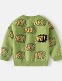Letter Printed Sweater - CCMOM