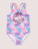 Mermaid Shell Sequined Swimsuit