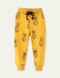 Pineapple Print Long Sports Pants