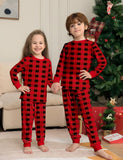 Plaid Printed Family Matching Pajamas - CCMOM
