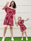 Printed Family Matching Overalls - CCMOM