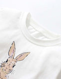 Rabbit Printed Sweatshirt - CCMOM